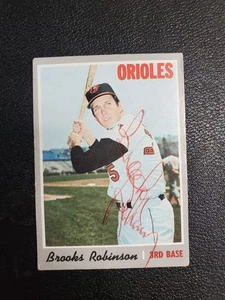 Topps 1970 firmado - Brooks Robinson #230 autografiado en persona - Imagen 1 de 3