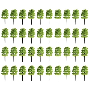 40 Pcs Model Trees Train Railroad Diorama Wargame Park-Scenery HO OO Scale 1:100 - Picture 1 of 24