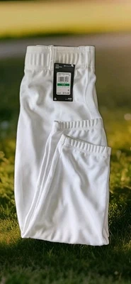 Pantalones de pelota en T blancos Under Armour para niño/niña con trabillas para cinturón - talla YLG Foto 1 de 4