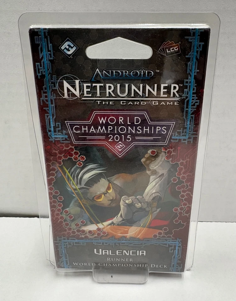 Android Netrunner World Championships 2015 Valencia Deck * Sealed NEW OOP - Image 1 of 1