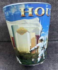HOUSTON TEXAS USA SOUVENIR 3" SCHNAPSGLAS - Bild 1 von 3