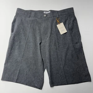 Peter Millar Mens Crown Sport Shackleford Hybrid Golf Shorts Iron Gray Sz 32 NWT - Picture 1 of 5