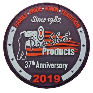 Pro-Shot Products Since 1982 37th Anniversary 2019 morale patch PVC H&L NEW - Picture 1 of 4