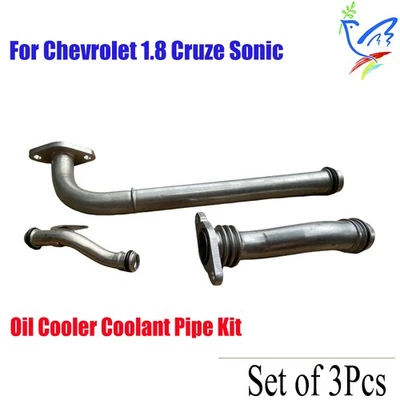 Juego de 3 piezas tubo enfriador de aceite refrigerante motor para Chevrolet Cruze Opel Astra 55353327 Foto 1 de 4