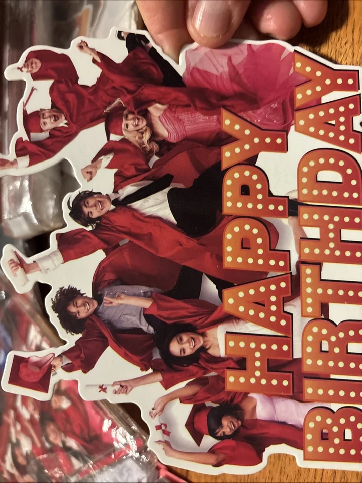 High School Musical Party Supplies Cake/cupcake Topper HB cardboard Banner - Image 1 of 3