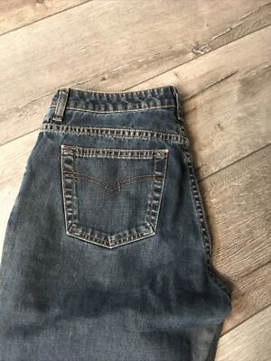 Pantalones de mezclilla halógenos para mujer talla 10 corte boot regular tiro medio lavado oscuro azul Foto 1 de 4