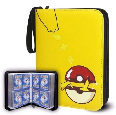Pokemon Sammelalbum Ordner Kartentasche Sammelmappe PU-Leder für 400 Karten - Bild 1 von 4