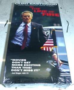 In the Line of Fire Clint Eastwood (VHS, 1993, Brand New. Factory Sealed) - Picture 1 of 6