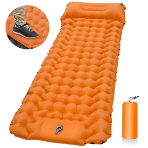 Self Inflating Camping Mat Inflatable Sleeping Mat Air Mattress Pad Hiking UK - Picture 1 of 7