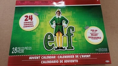 [Nuevo/sin abrir] Calendario de Adviento de Película de Elfos por Jakks Pacific - 28 piezas en 24 días Foto 1 de 2
