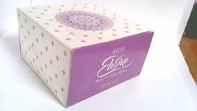 💚   AVON~Elusive~Beauty Dust Powder Refill~w Puff~NEW~VTG~DISCONTINUED - Image 1 of 4