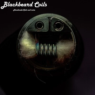 BLACKBEARD COILS 2x *Handmade* SS316 V2A Alien Coil 0,24 Ohm Kumo Steampipes RDA RDTA RTA