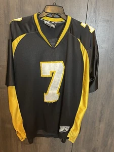 Steve & Barry's Athletics # 7 City Wide Embroidered Jersey Men's XL Black - Picture 1 of 9