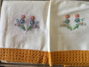 Bestickte Kissenhülle Vintage Leinen - Bild 1 von 6