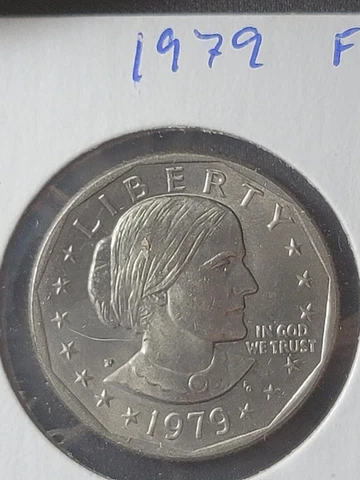 1979 Susan B. Anthony Liberty FG One Dollar U.S. Coin circulated Cover