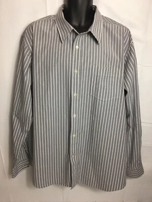 Eddie Bauer Men's Striped Button Front Shirt Size XXL Long Sleeves - Image 1 of 4