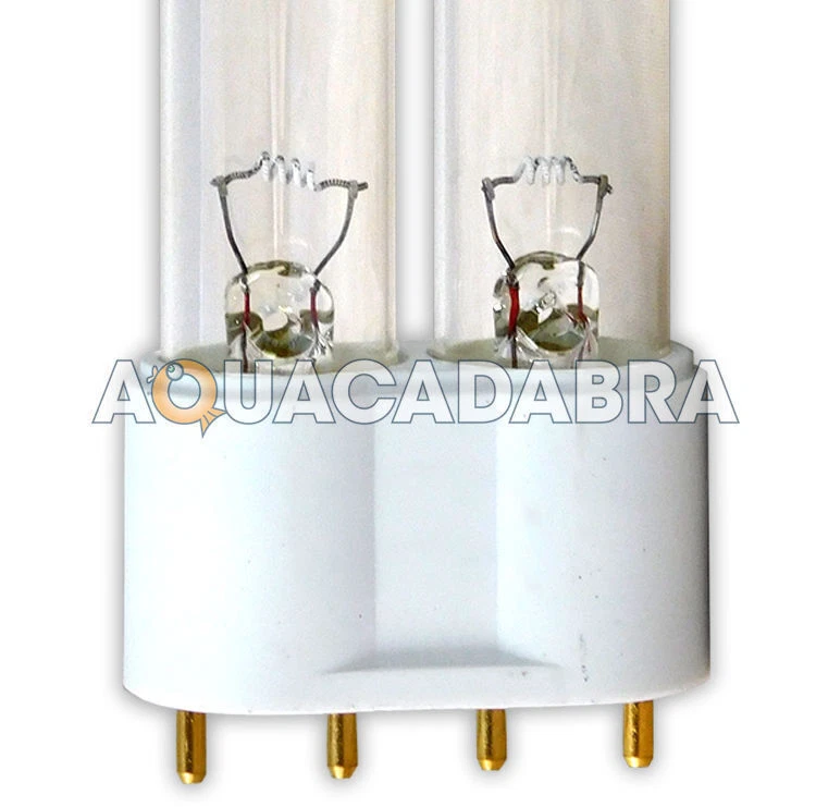 AQUACADABRA LAMPADINA UV PLL 18w 24w 36w 55w 4 PIN UVC LAMPADA TUBO RICAMBIO GIARDINO LAGHETTO