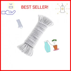 ORIMERC 50 feet 1/4 inch Self Watering Capillary Wick Cord Vacation Plant Sitter - Picture 1 of 2