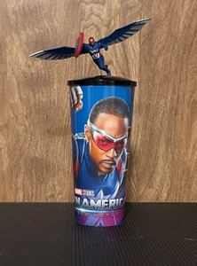 Captain America Brave New World 44 oz Souvenir Cup with Lid and Topper! - Picture 1 of 5
