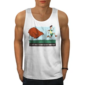 Camiseta sin mangas Wellcoda I Just Have To Run Faster Than You para hombre - Imagen 1 de 22