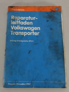 Manual de Taller VW Bus / Transporter T3 4-Gang Caja Cambios Stand 10/1982 - Imagen 1 de 1