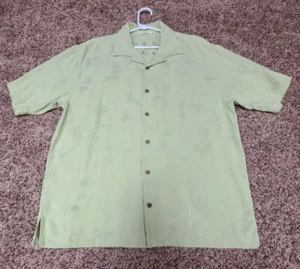 Tommy Bahama Hula Girls Green Floral Short Sleeve Shirt - Medium - Bild 1 von 6