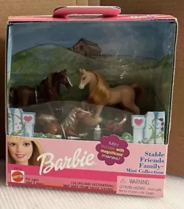 Barbie Stable Friends Familie Mini Sammlung 3 Pferde Mama Papa Baby Pferd 2000 - Bild 1 von 3