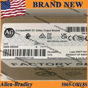 New Sealed AB 5069-OBV8S /A Compact5000 Safety Output Module 2023 - Picture 1 of 4