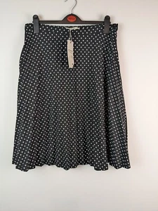 Ichi Ladies Size Medium Black Mix Spotty Skirt New RRP 39,99 - Imagen 1 de 9