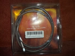NIP MIDWEST MOTORCYCLE SUPPLY #3 X #3 STAINLESS STEEL 38" BRAKE LINE 49-414 - Foto 1 di 2