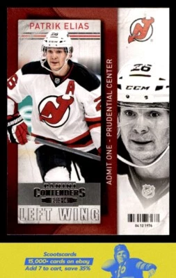 2013-14 Panini Contenders Patrik Elias card #64 New Jersey Devils - Image 1 of 2