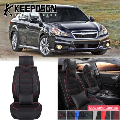 For Subaru Legacy Car Seat Covers Interior Front Rear Full Set Leather 2/5 Seat Foto 1 de 4