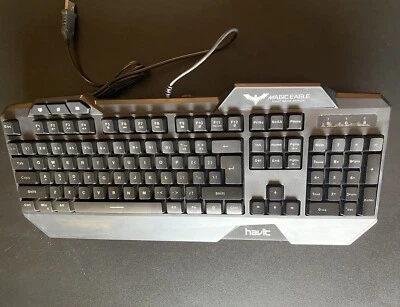 Havit Magic Eagle HV-KB392L Multi Function Backlit Keyboard  Gaming Keyboard - Image 1 of 4