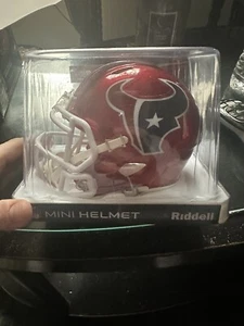Dameon Pierce Autographed Houston Texans Flash Speed Mini Helmet- Fanatic Cert - Picture 1 of 9
