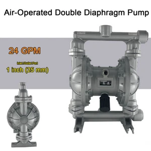 QBK-25L Luftbetriebene Doppelmembranpumpe 24 GPM Membranpumpe Industrie Einsatz USA - Bild 1 von 8