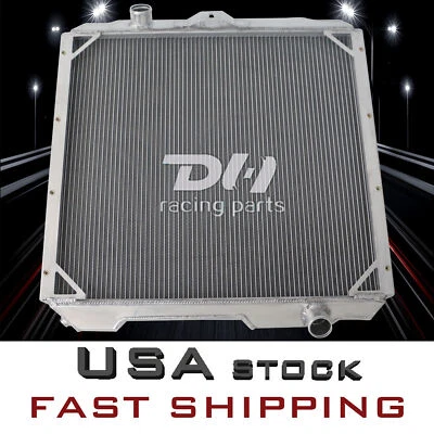 Radiador de aluminio Fit 3 filas 92-01 AM GENERAL HUMMER/02-04 HUMMER H1 26,75*24,25" Foto 1 de 4