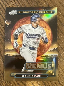 2024 Topps Cromo Cósmico Shohei Ohtani Venus Búsqueda Planetaria SSP DODGERS - Imagen 1 de 2