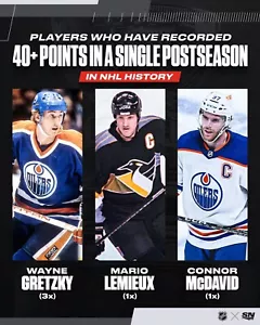 40+ punti in una singola postseason nella storia della NHL 8x10 NHL foto hockey - Foto 1 di 1