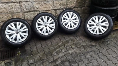 VW  Golf 7 , 4 Winterkompletträder auf Stahlfelge  205/55 R16 91 H, ET 43 (489) - Bild 1 von 2