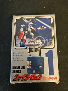 BANDAI METAL JOE LOCK FIGHTER ROCK 01 COMPLETE SET WITH STICKERS - Picture 1 of 12