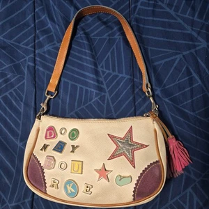 Vintage Y2k Dooney and Bourke Lindsay Lohan Charm #1 Halbmond Schultertasche 2004 - Bild 1 von 20