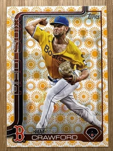 Kutter Crawford 2025 Topps Series 2 Holiday Sun Parallel-#515 Boston Red Sox - Picture 1 of 2