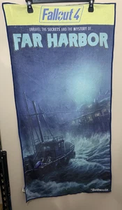 Caja de botín de toallas Fallout 4 Far Harbor exclusiva 39" X 19,5" 2020 Bethesda - Imagen 1 de 7