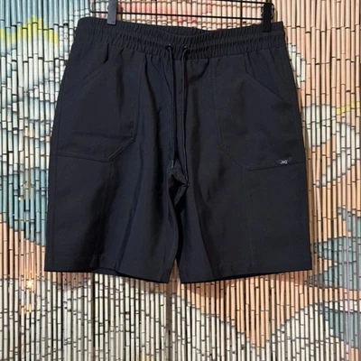 Pantalones Cortos JAG Cintura Elástica con Cordón y Bolsillos, Negros Foto 1 de 4