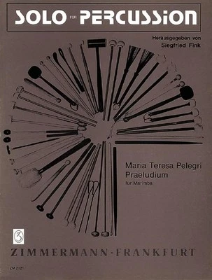 Präludium Maria Teresa Pelegrí Book [Softcover] Marimba Musikverlag Zimmermann - Image 1 of 3