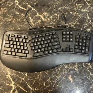 Adesso AKB-150EB Tru-Form 150 Ergonomic Wired Keyboard B30 - Picture 1 of 9