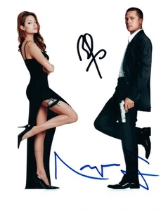 Brad Pitt Angelina Jolie signed 8x10 Bild Foto handsigniert inkl. COA - Bild 1 von 1