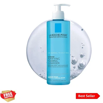 Limpiador facial purificante en espuma Toleriane, lavado facial sin aceite para mujeres y m... Foto 1 de 4