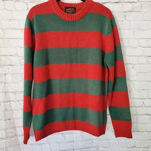 Maglione maglia MONDO Freddy Krueger Nightmare On Elm Street Horror maglione Lrg UOMO - Foto 1 di 5