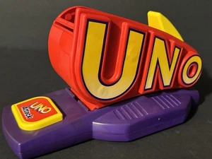 Mattel UNO Attack Vintage 1998 Card Game with Cards RARE- Raised Letter Sides - Picture 1 of 9